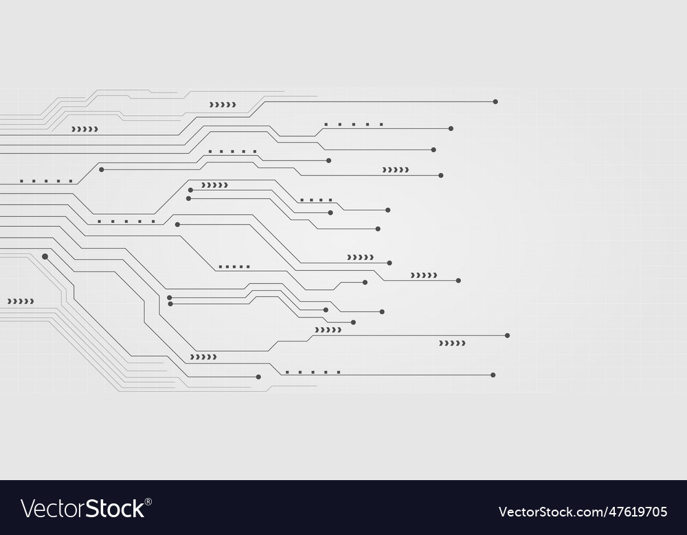 Technology background with hi-tech digital data vector image Technology background with hi-tech digital data