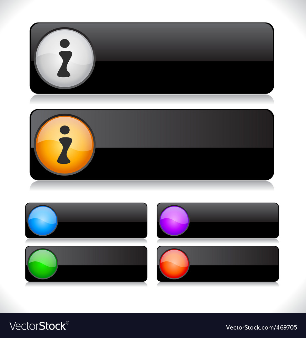 Website template buttons