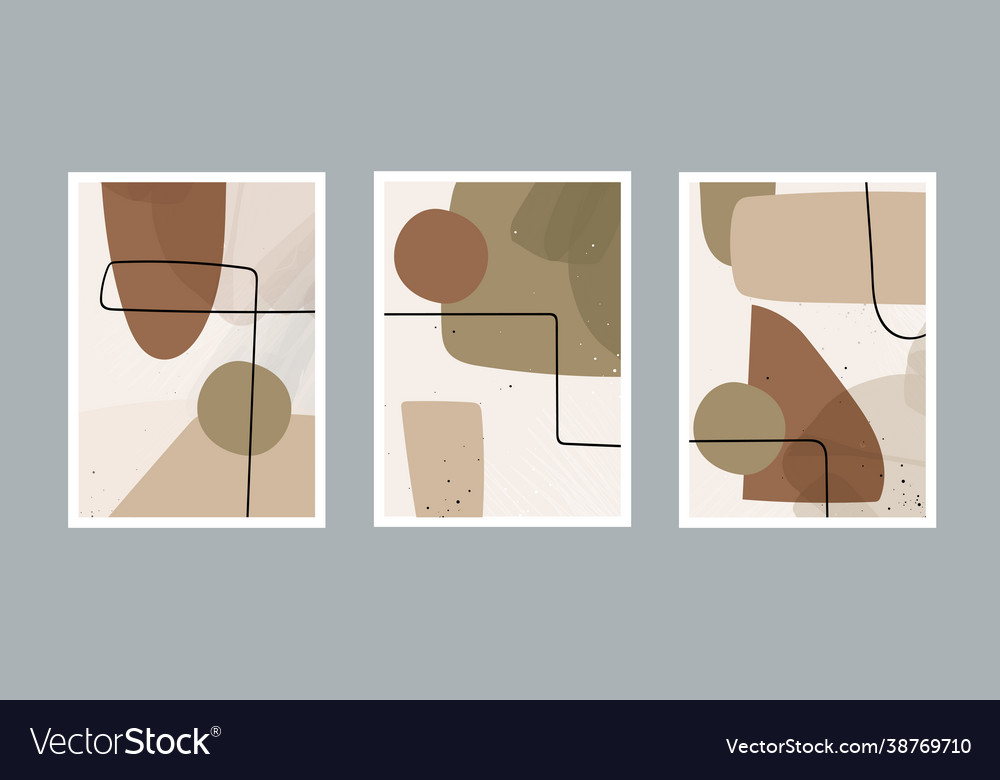 Abstract arts background with different shapes vector image Abstract arts background with different shapes