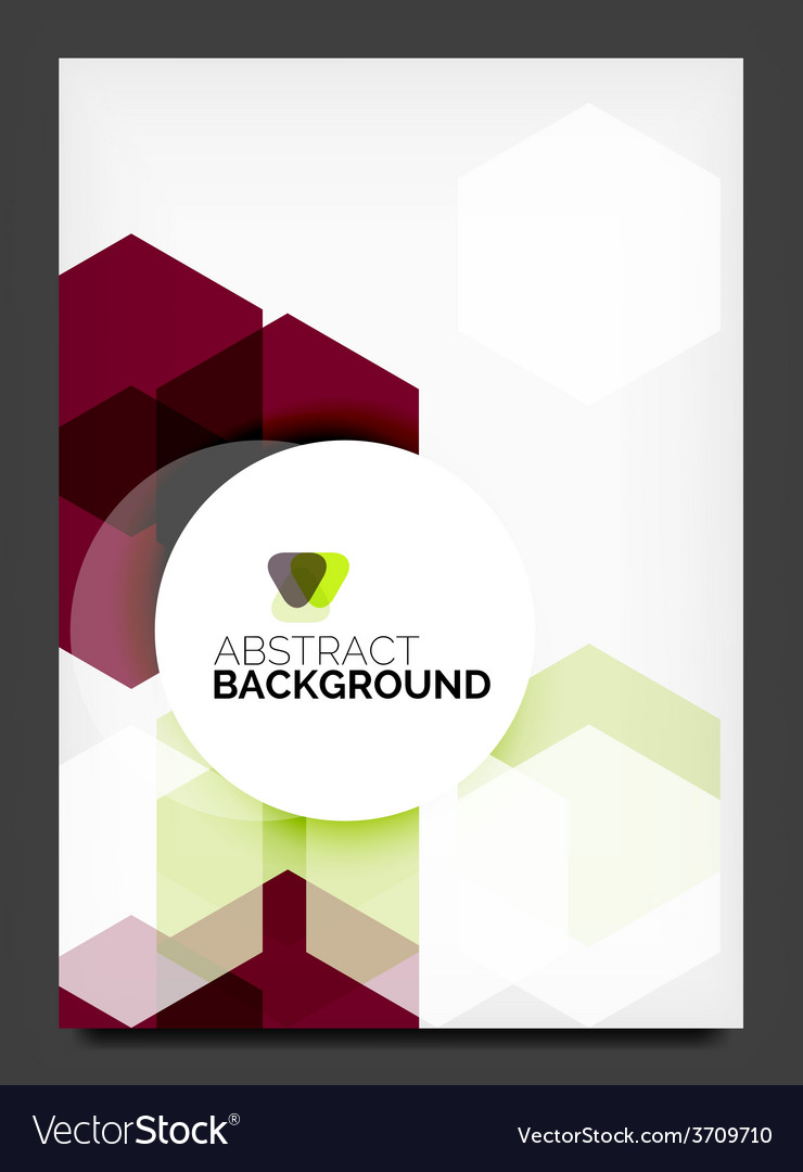 Abstract modern flyer - brochure template