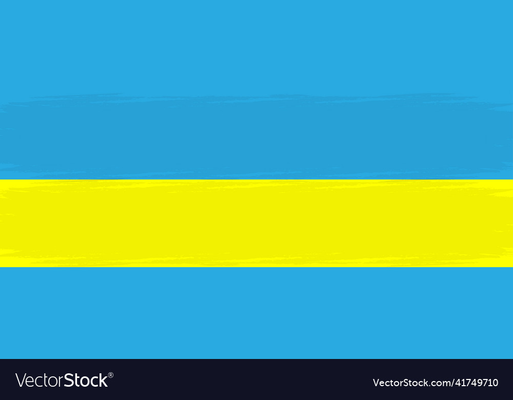 Flag of ukraine Royalty Free Vector Image - VectorStock