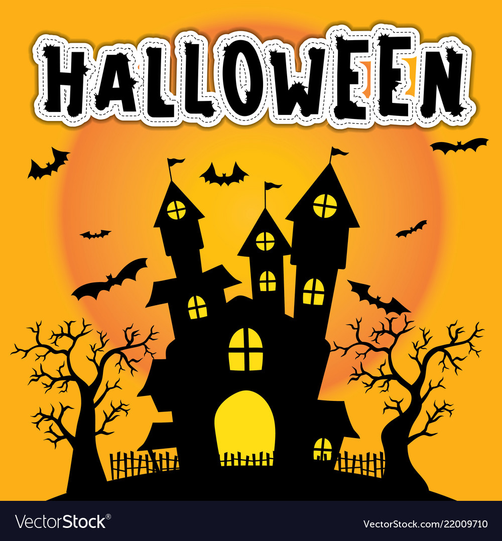 Halloween Castle Silhouette