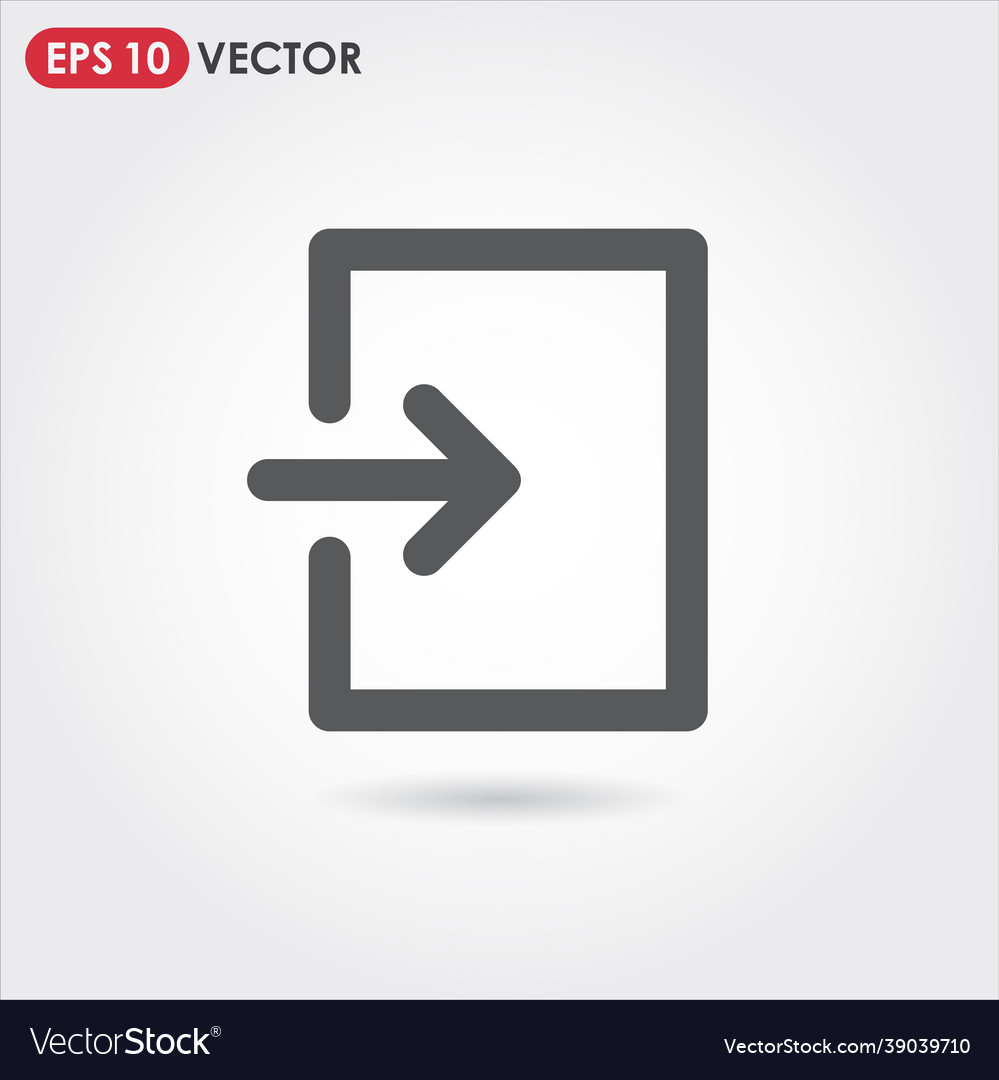 Login ui web button icon