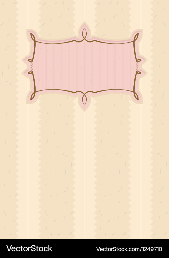 Pink card Royalty Free Vector Image - VectorStock