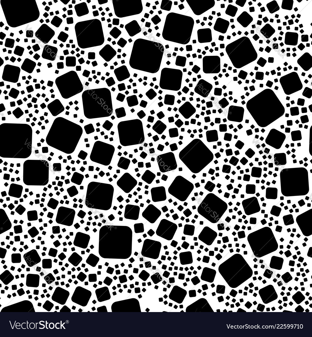 Repeatable geometric pattern with scattered vector image Repeatable geometric pattern with scattered