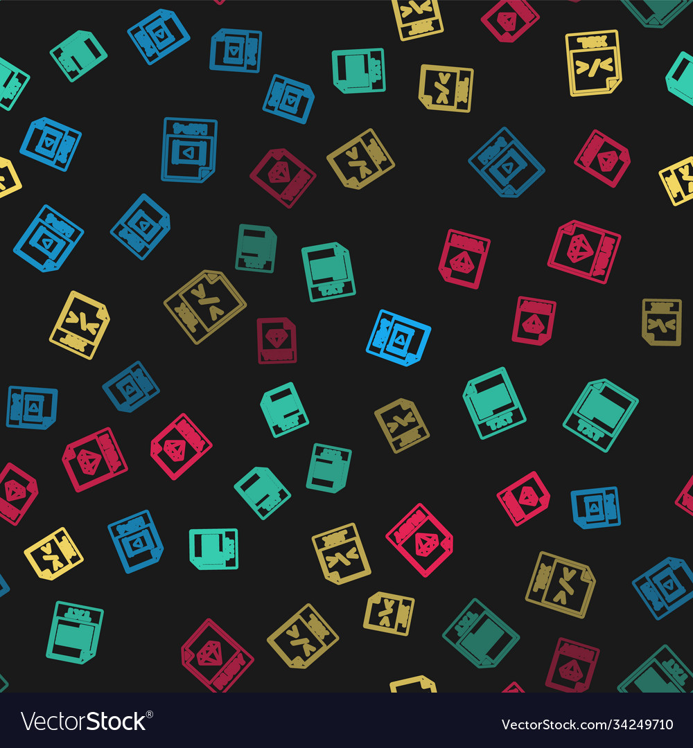 Set line mp4 file document txt xsl and ruby vector image Set line mp4 file document txt xsl and ruby