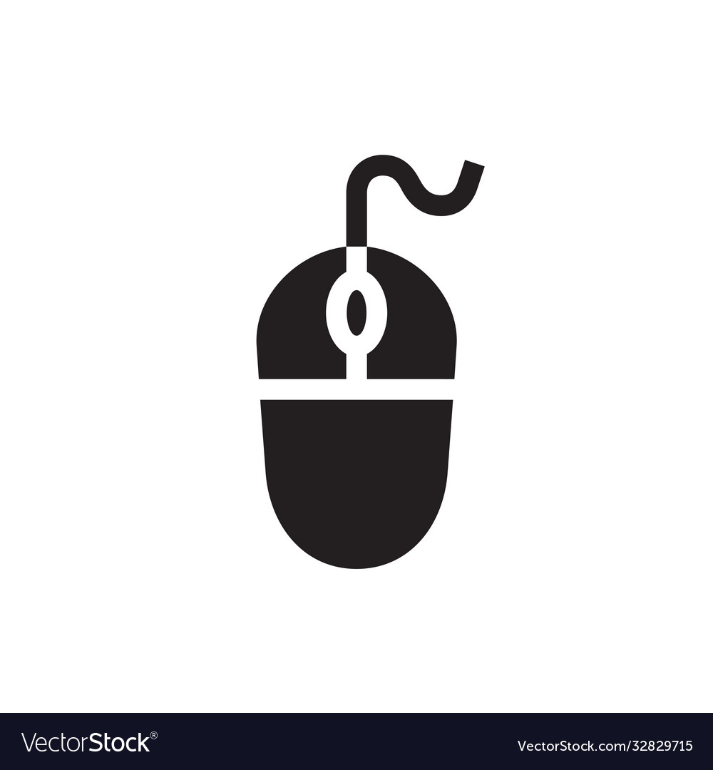 Black Computer Mouse Icon