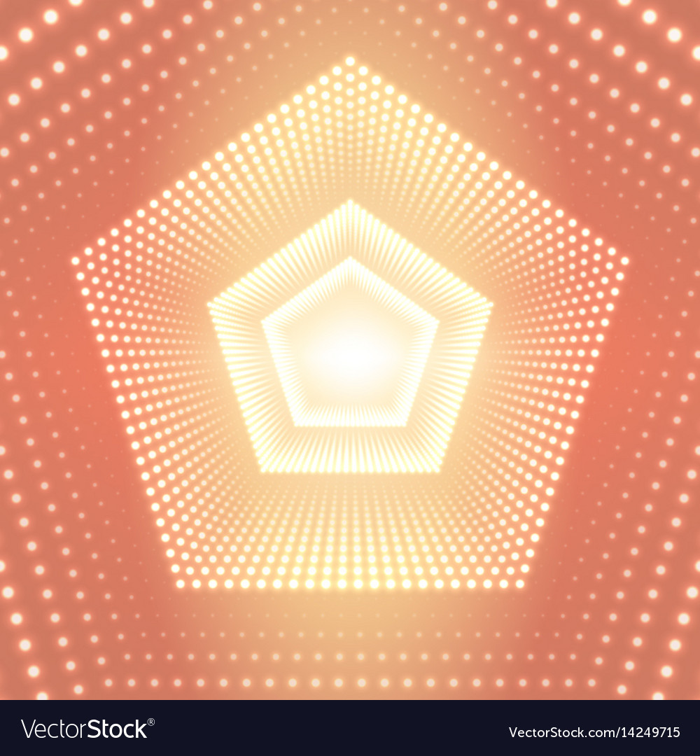 Infinite pentagonal tunnel