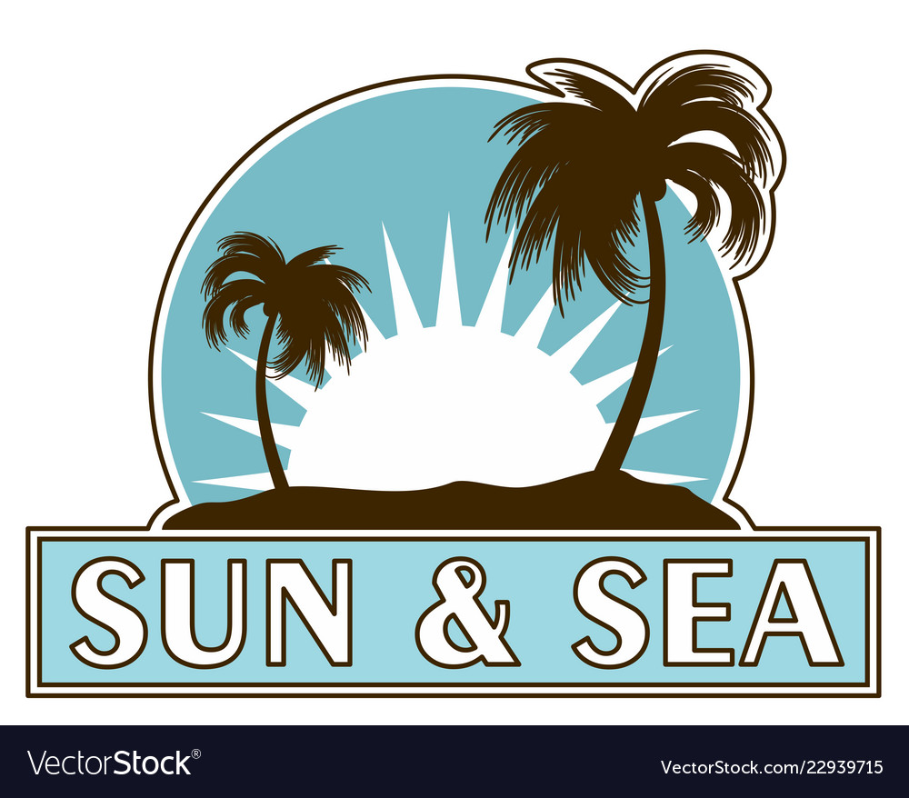 Logo sun and sea