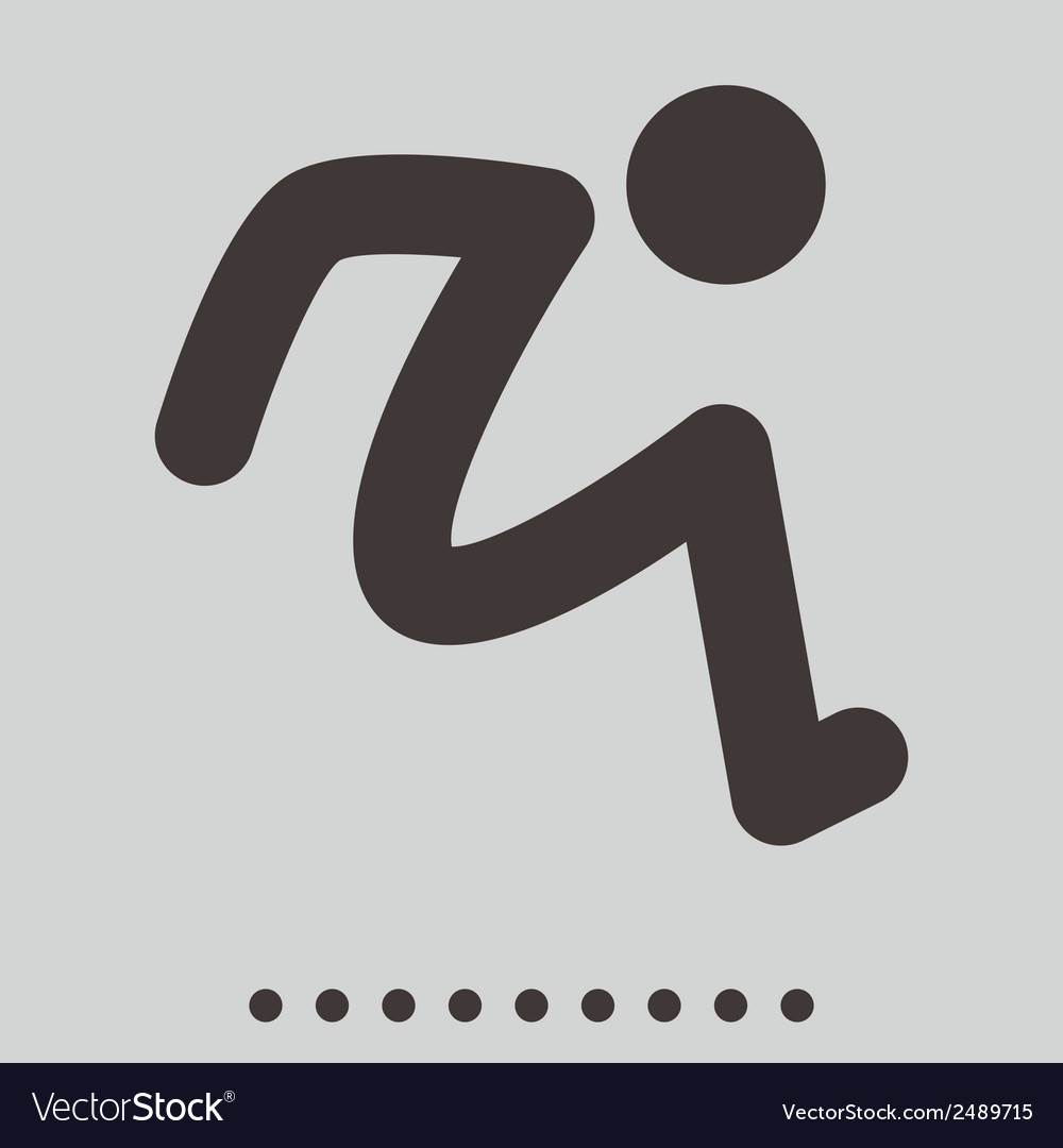 Long jump icon