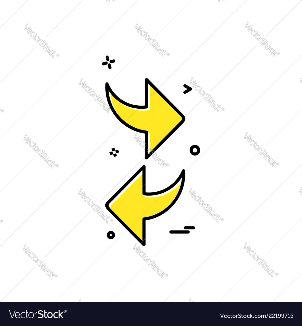 Refresh icon design vector image Refresh icon design