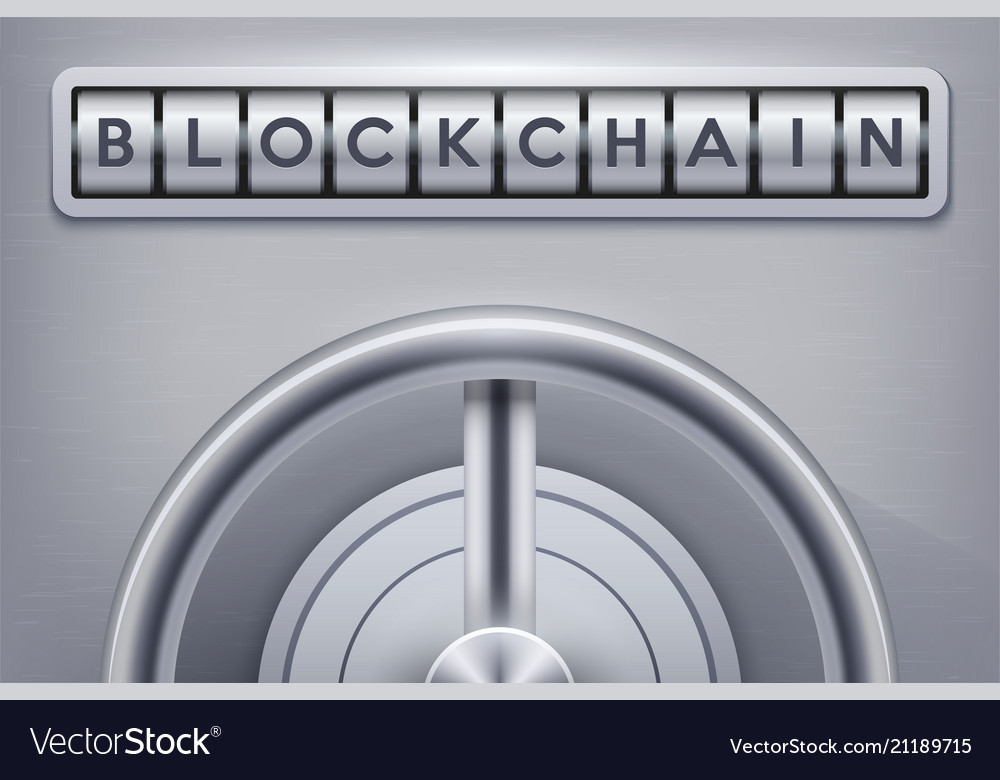 Safe with blockchain lock