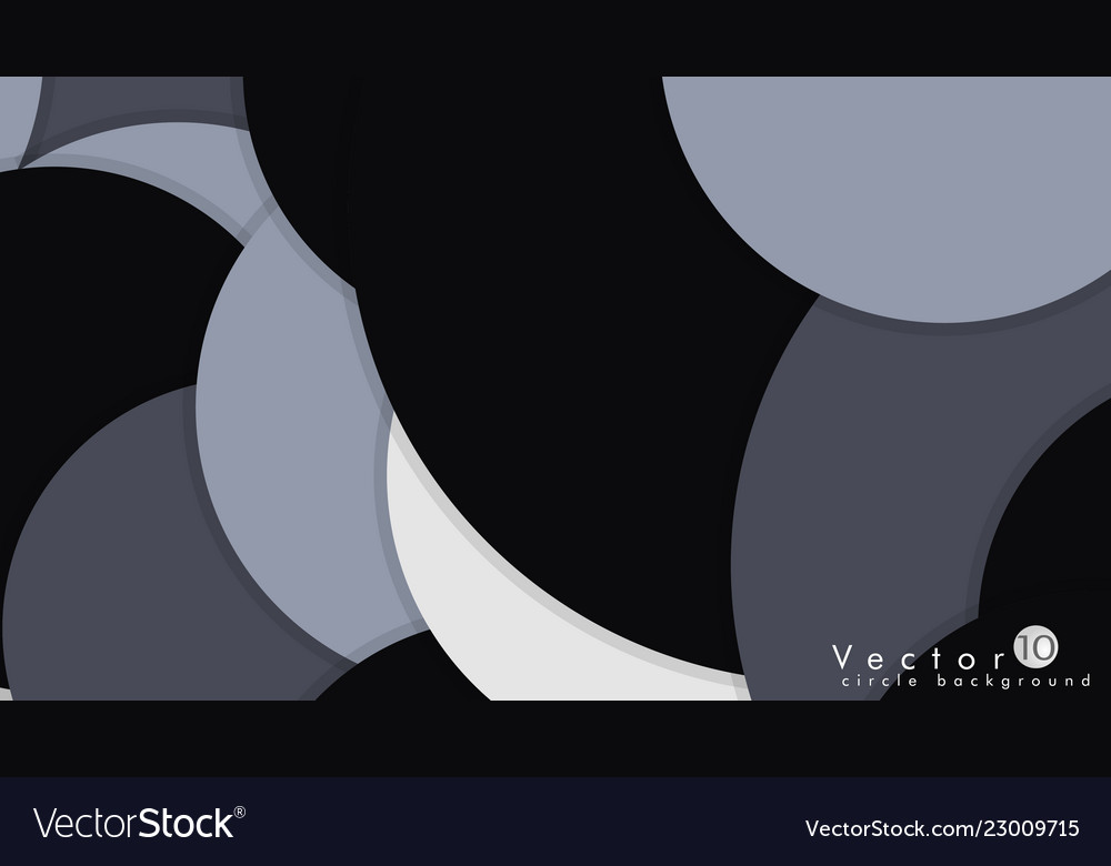 Simple and colorful circles background design vector image Simple and colorful circles background design