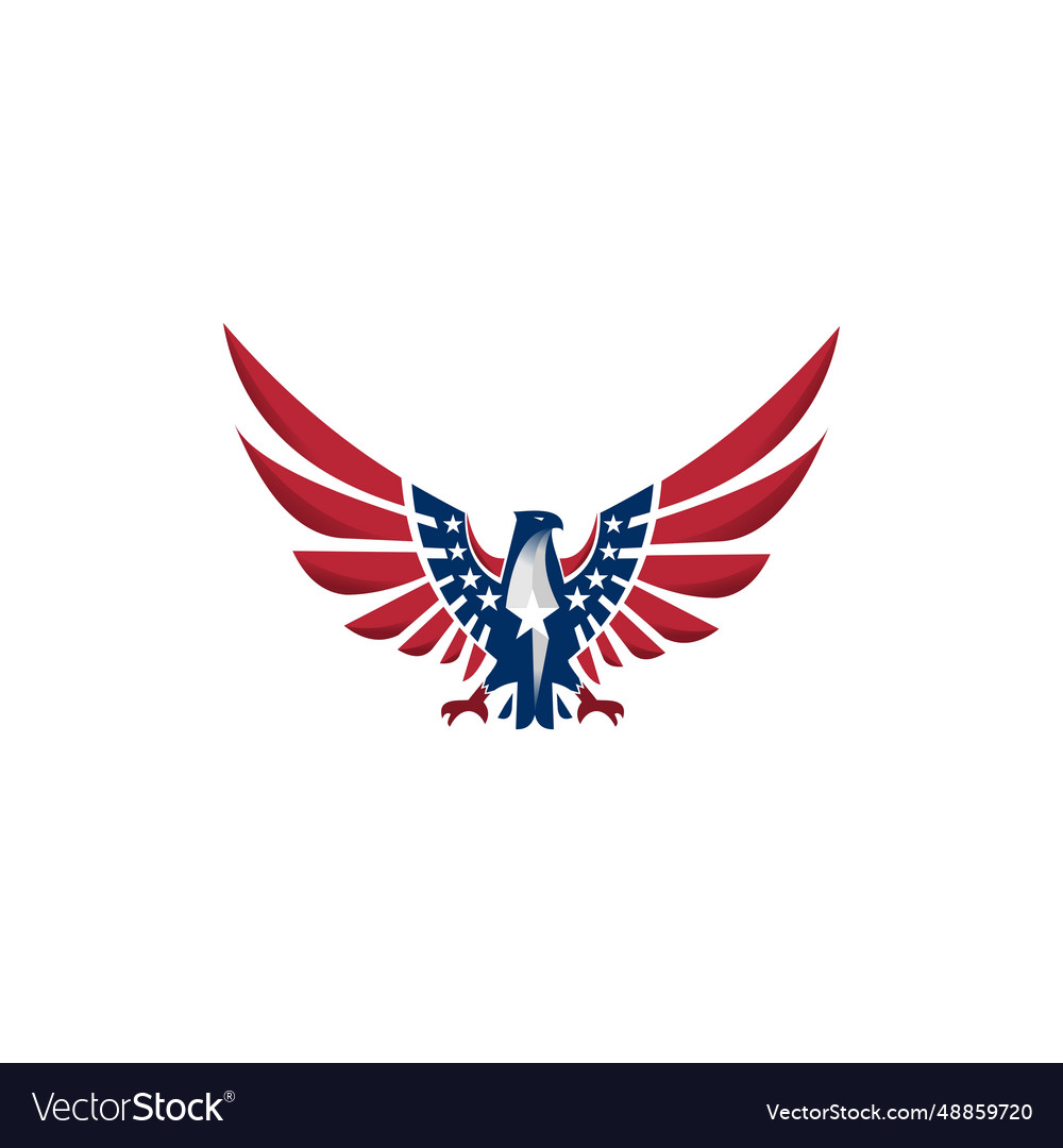 American eagle logo Royalty Free Vector Image - VectorStock