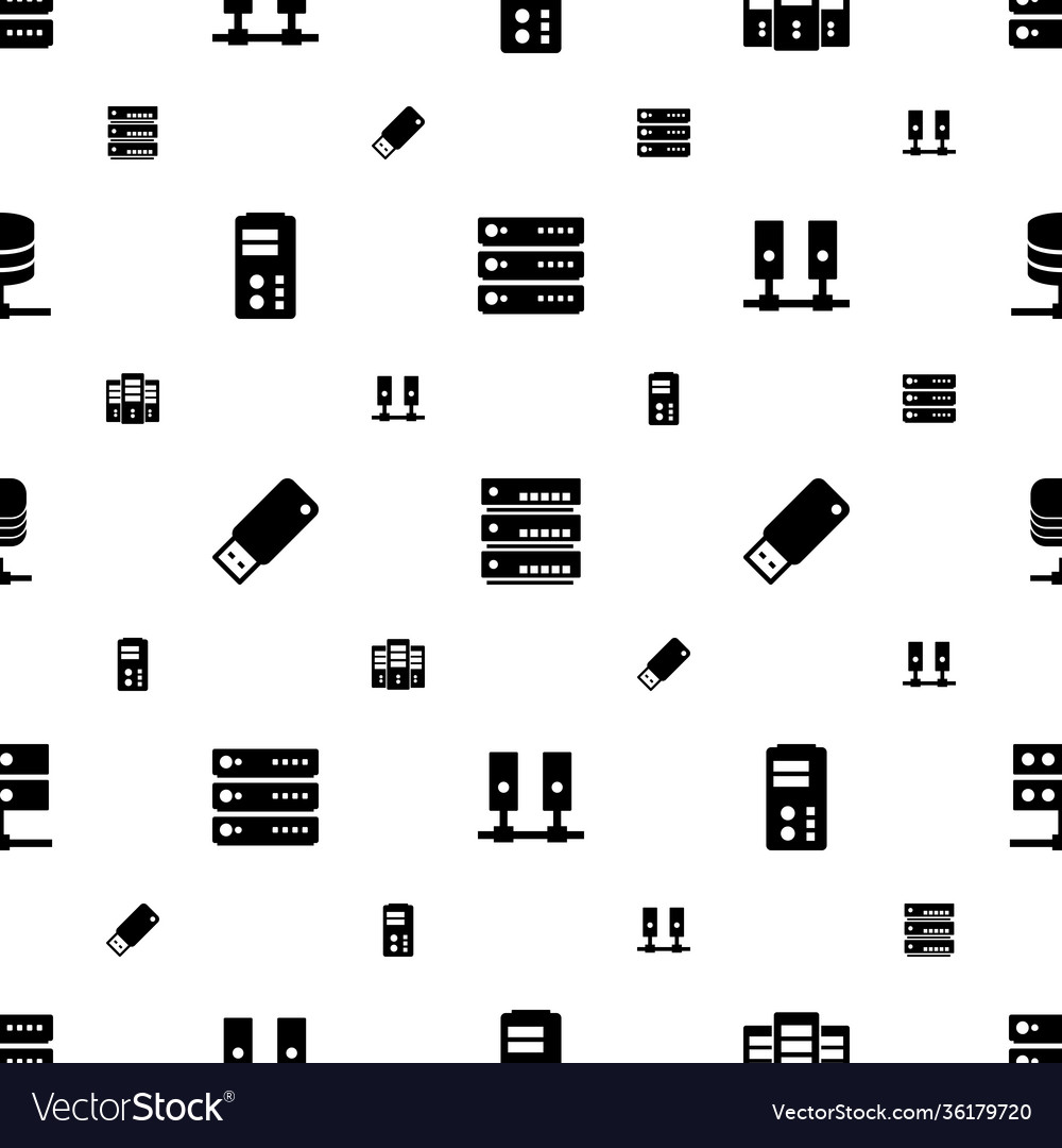 Backup icons pattern seamless white background