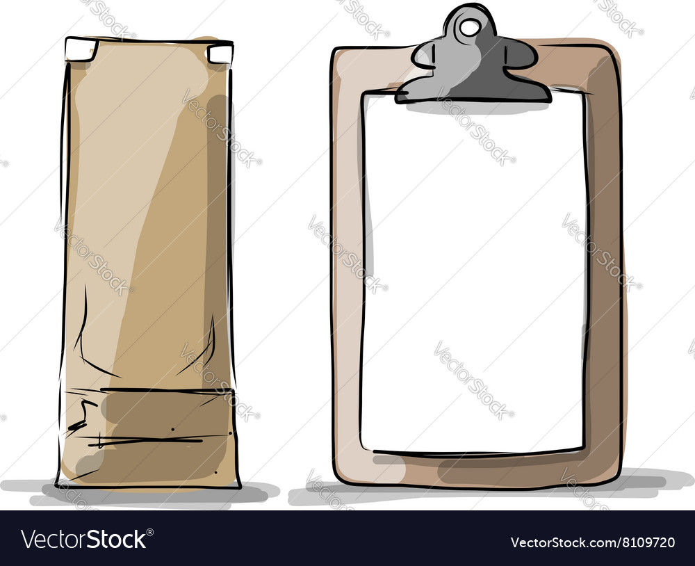 Bag packaging and sketch for your design