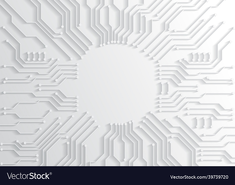 Circuit technology background with hi-tech digital Vector Image Circuit technology background with hi-tech digital