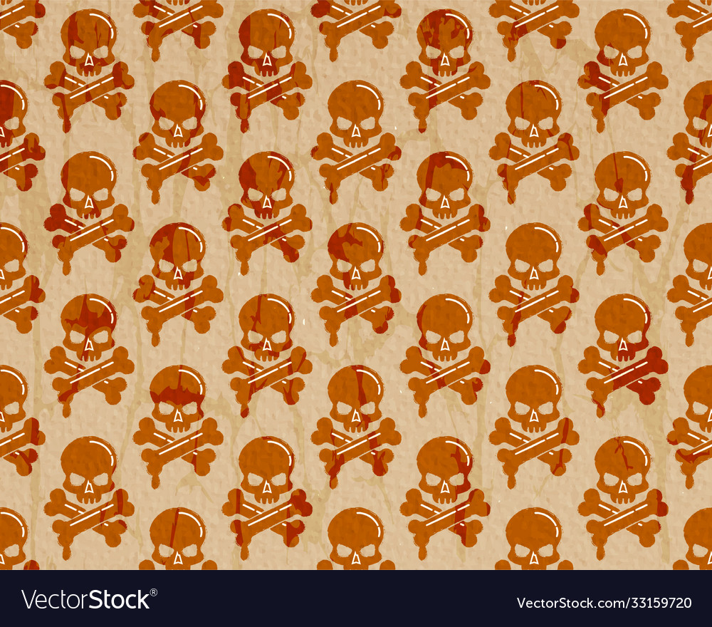 Skull pattern seamless in simple style