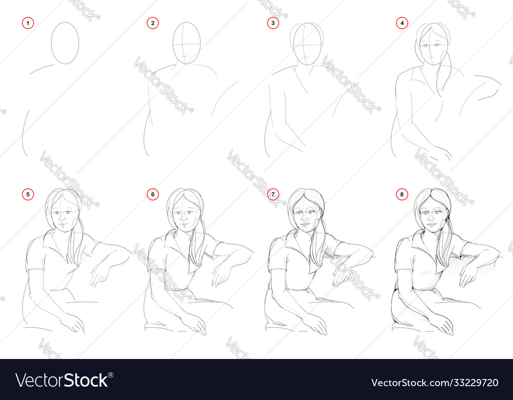Step-by-Step Drawing Tutorial: Portrait
