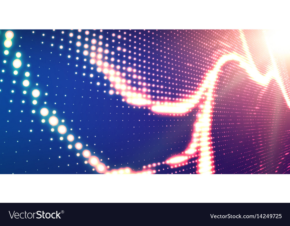Abstract Neon Particle Background