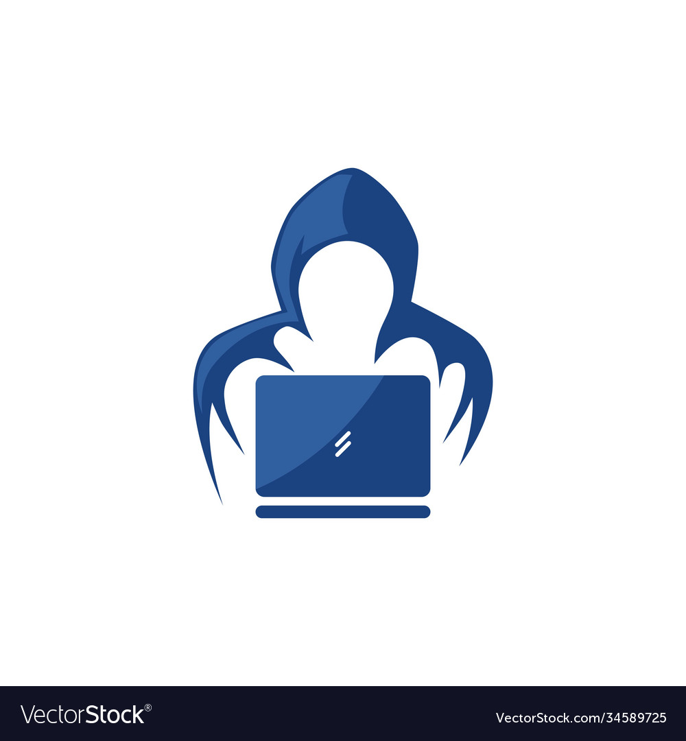 Anonymous hacker character vector image Anonymous hacker character