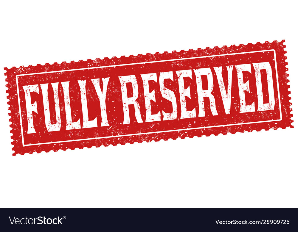 Fully reserved sign or stamp