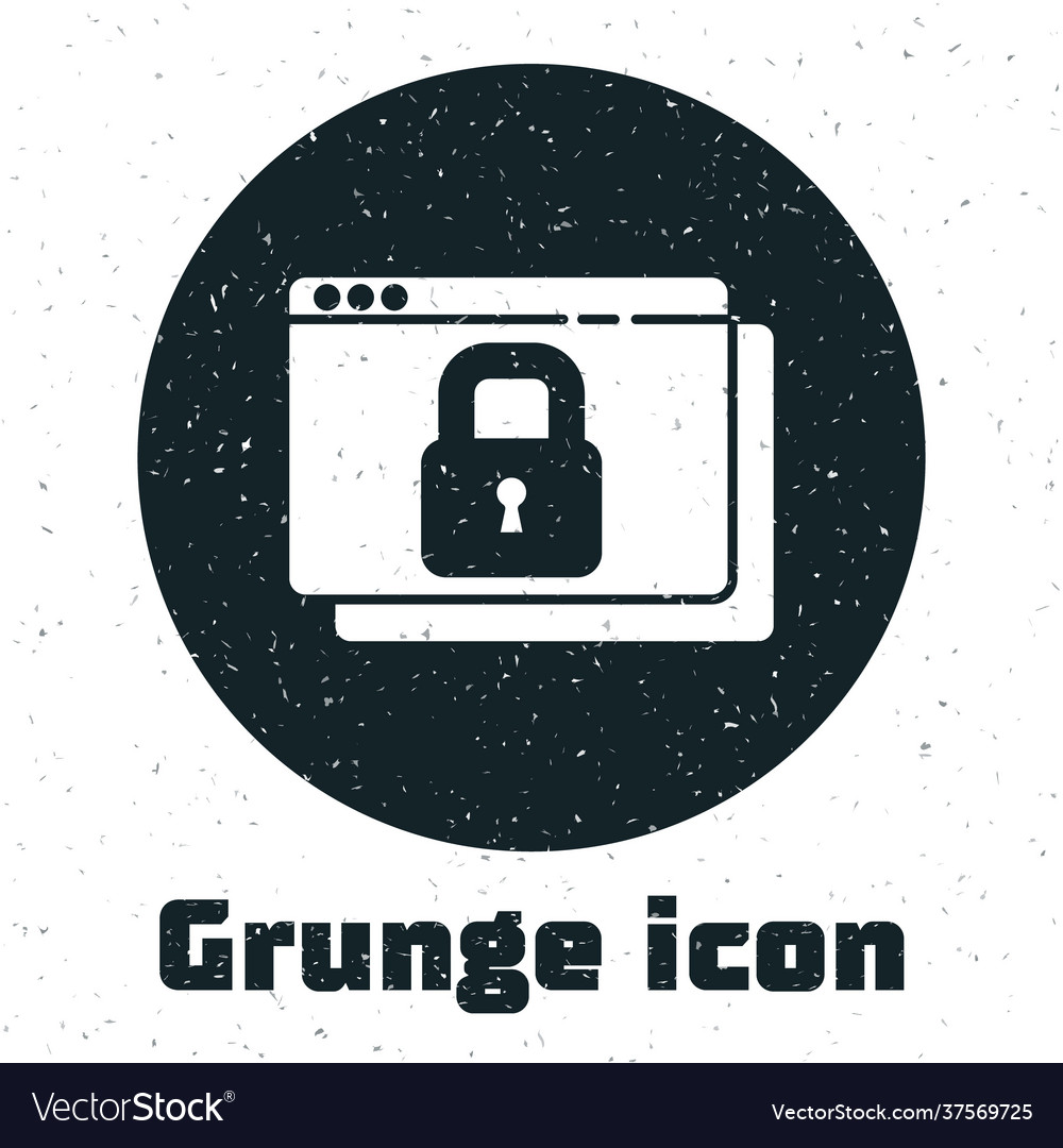 Grunge secure your site with https ssl icon