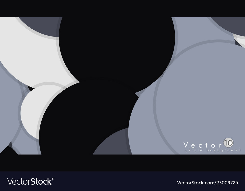 Simple and colorful circles background design vector image Simple and colorful circles background design