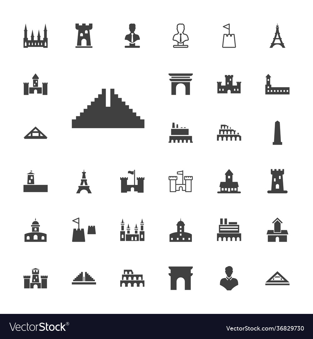 33 monument icons