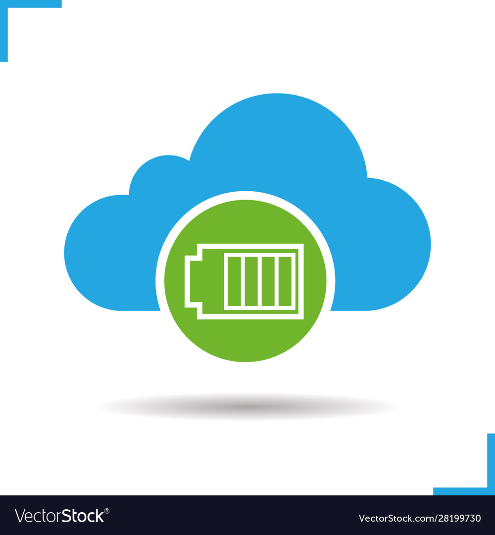 Cloud computing icon vector image Cloud computing icon