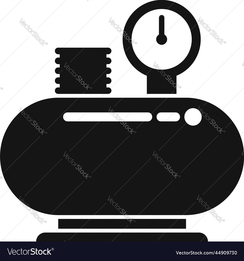 Compressor unit icon simple air machine Royalty Free Vector