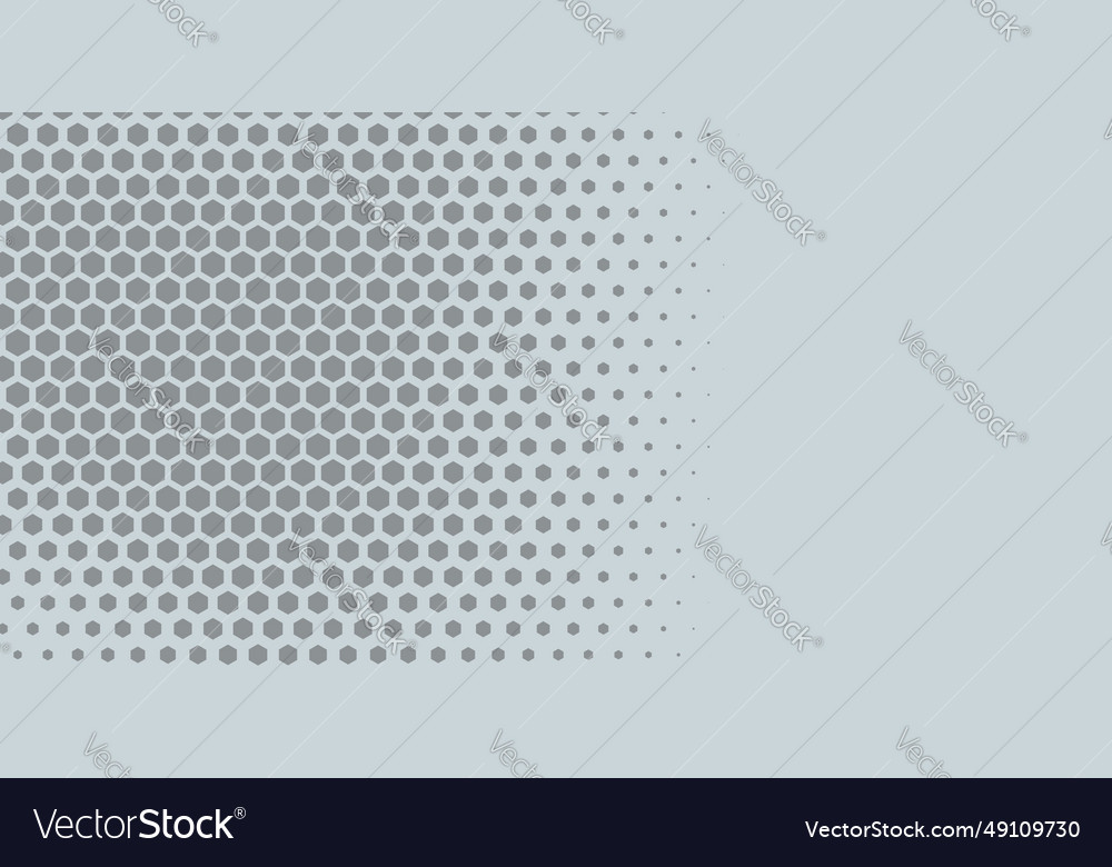 Geometric abstract hexagon two color background