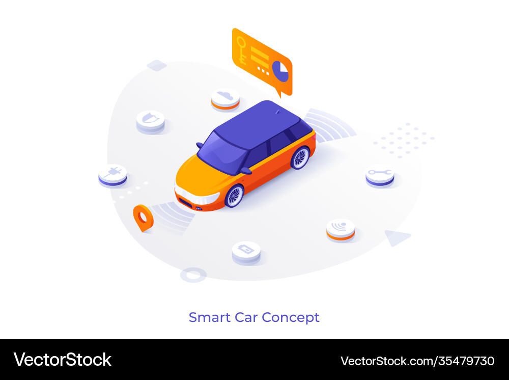 Isometric concept Royalty Free Vector Image - VectorStock