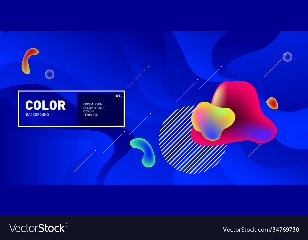 Liquid color background design fluid gradient