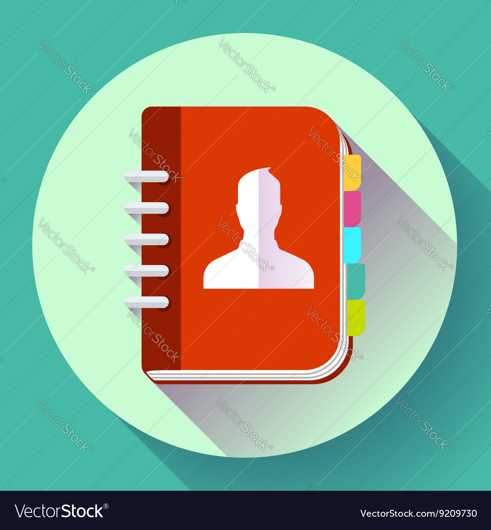 Notebook Icon - Contacts & Notes