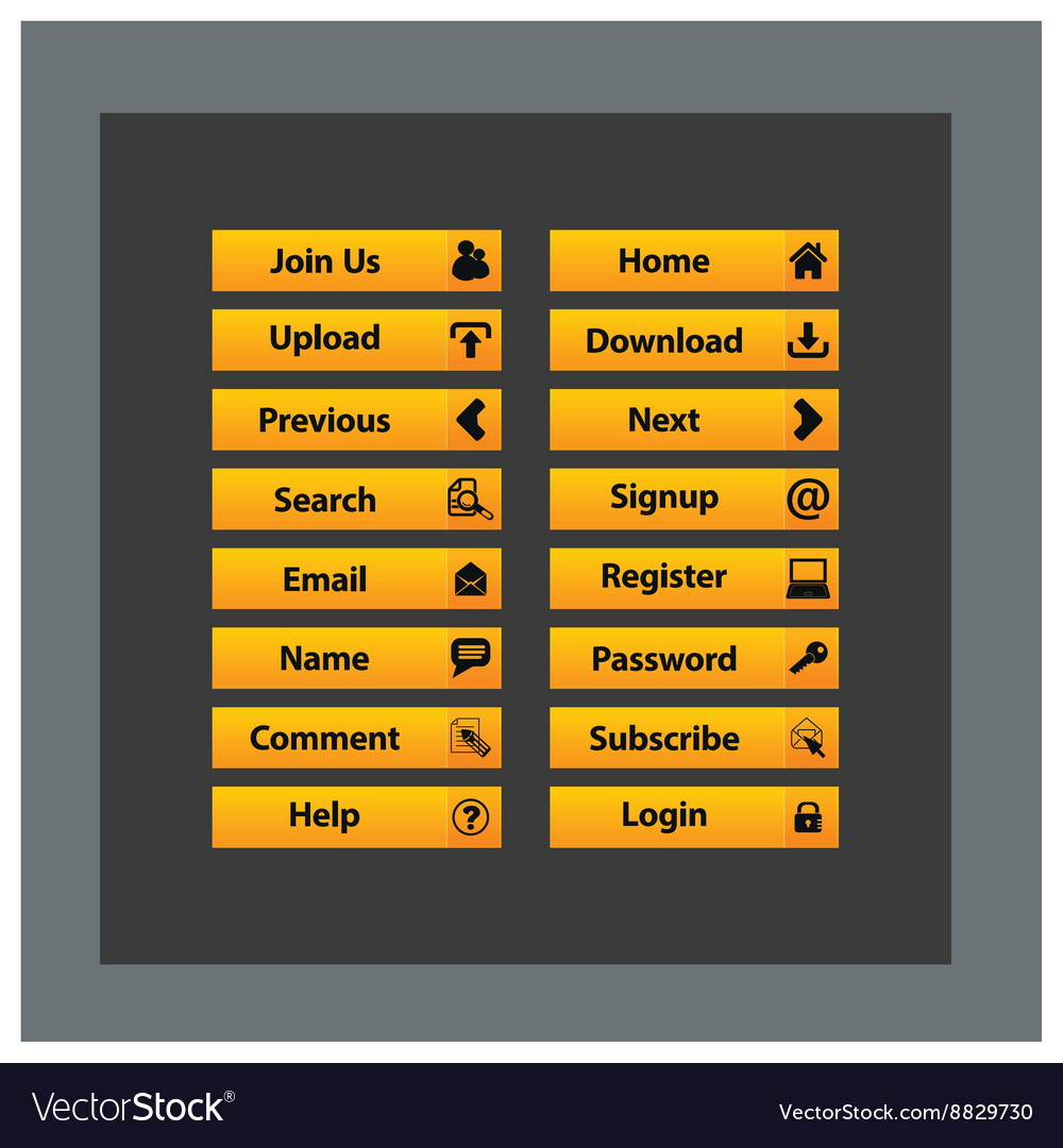 Web button set