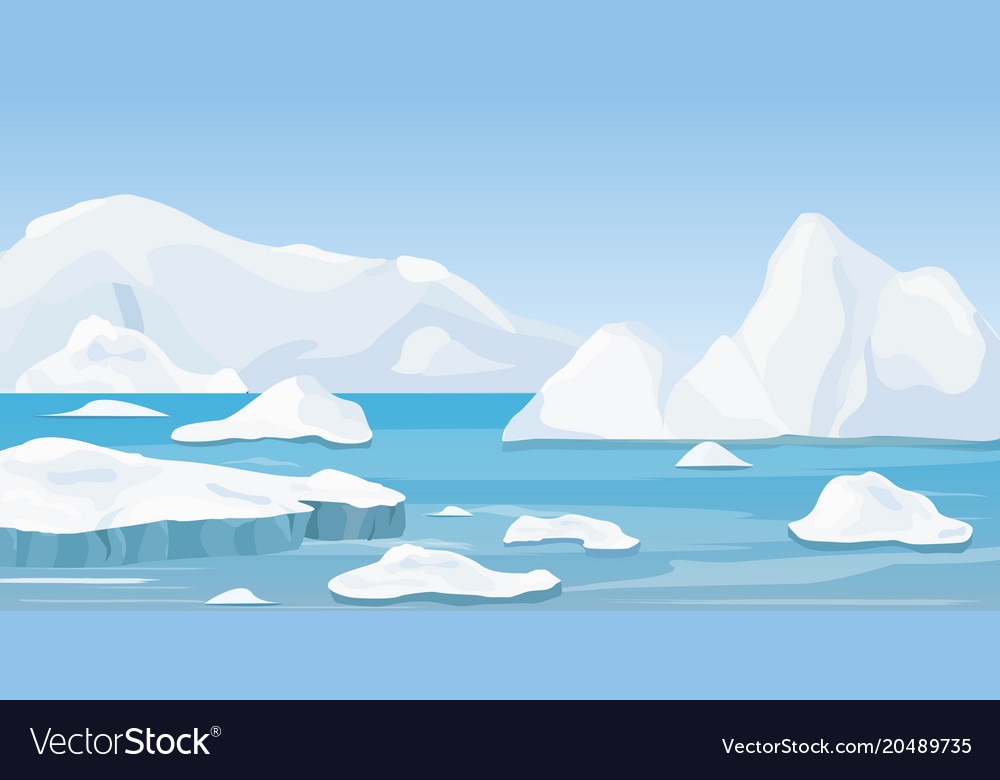 Download Cartoon nature winter Royalty Free Vector Image