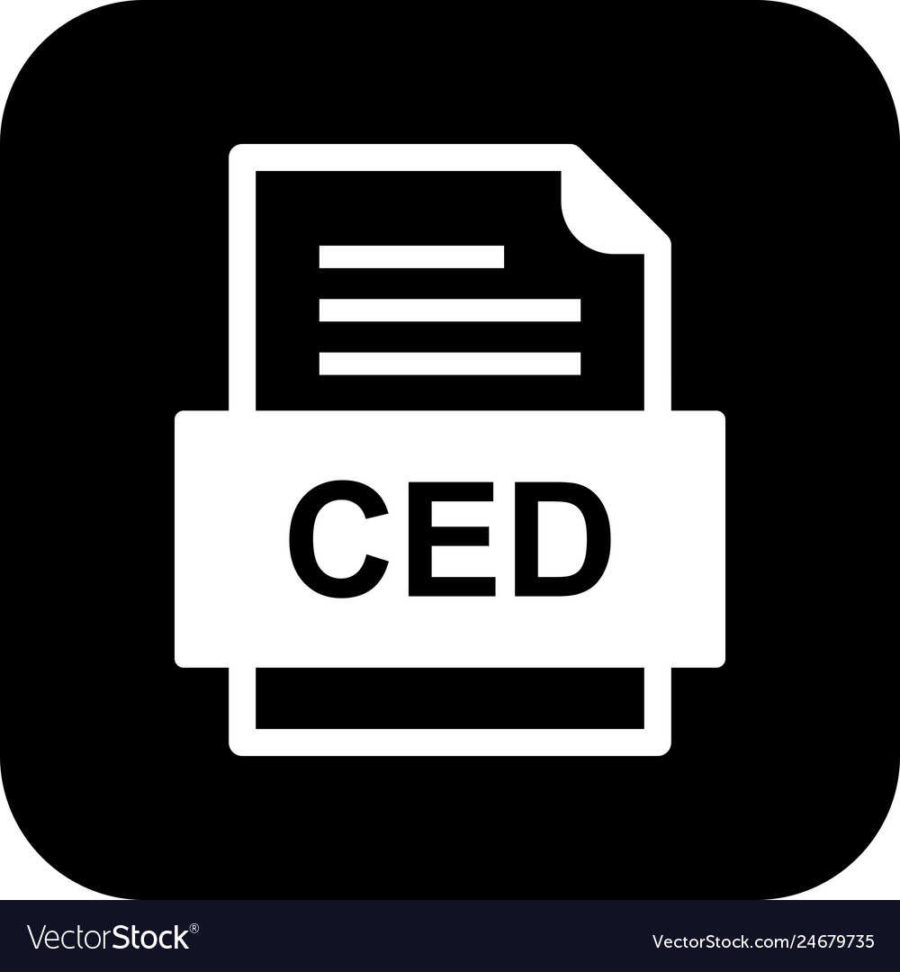 Ced file document icon