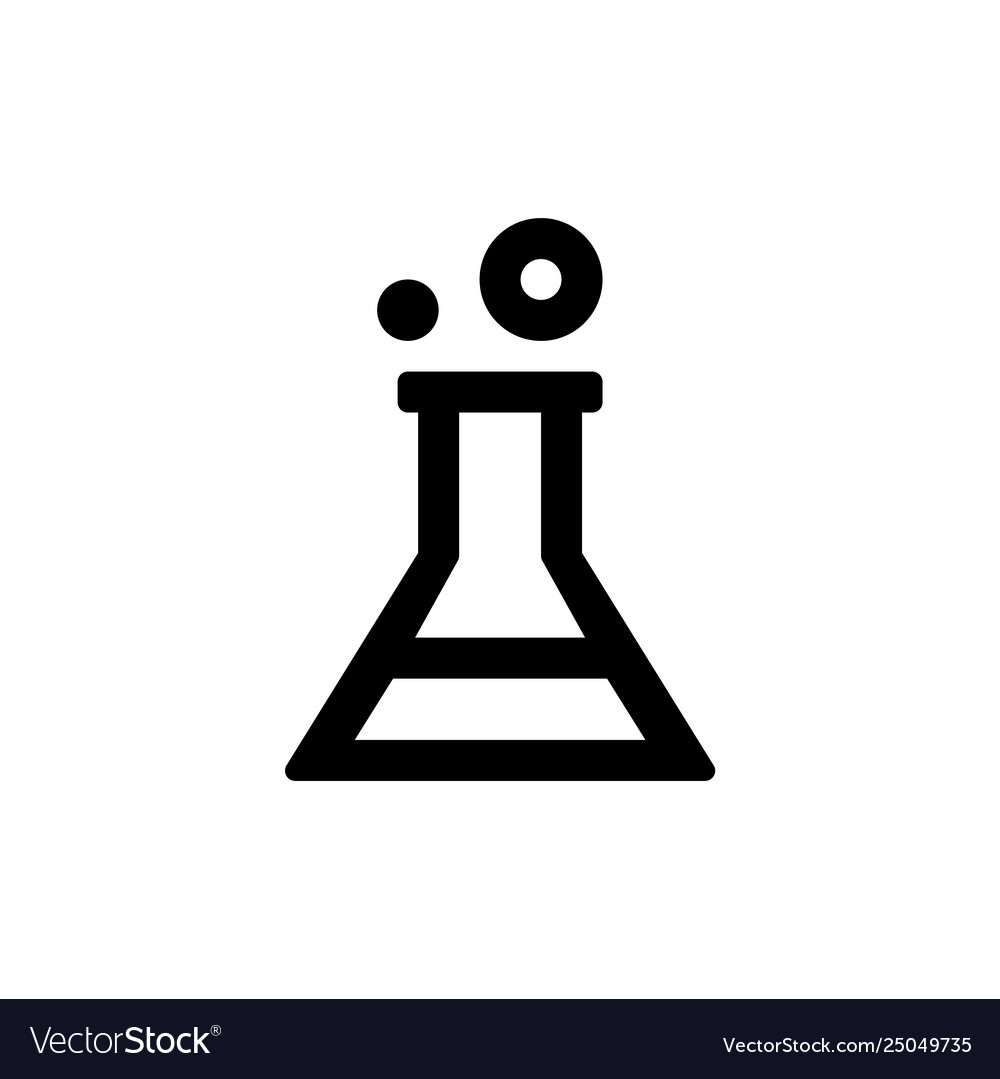 Flask icon for simple flat style ui design