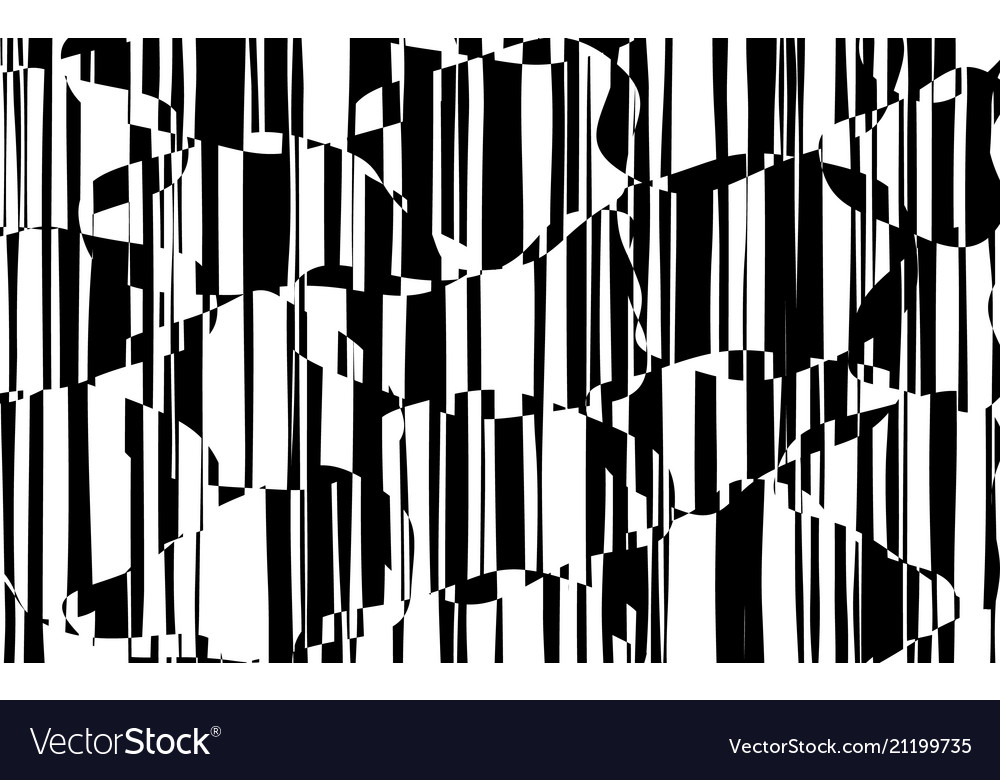 Random chaotic lines abstract geometric pattern