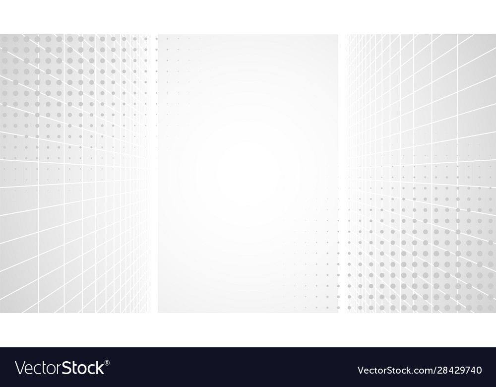 Abstract gray white background grid