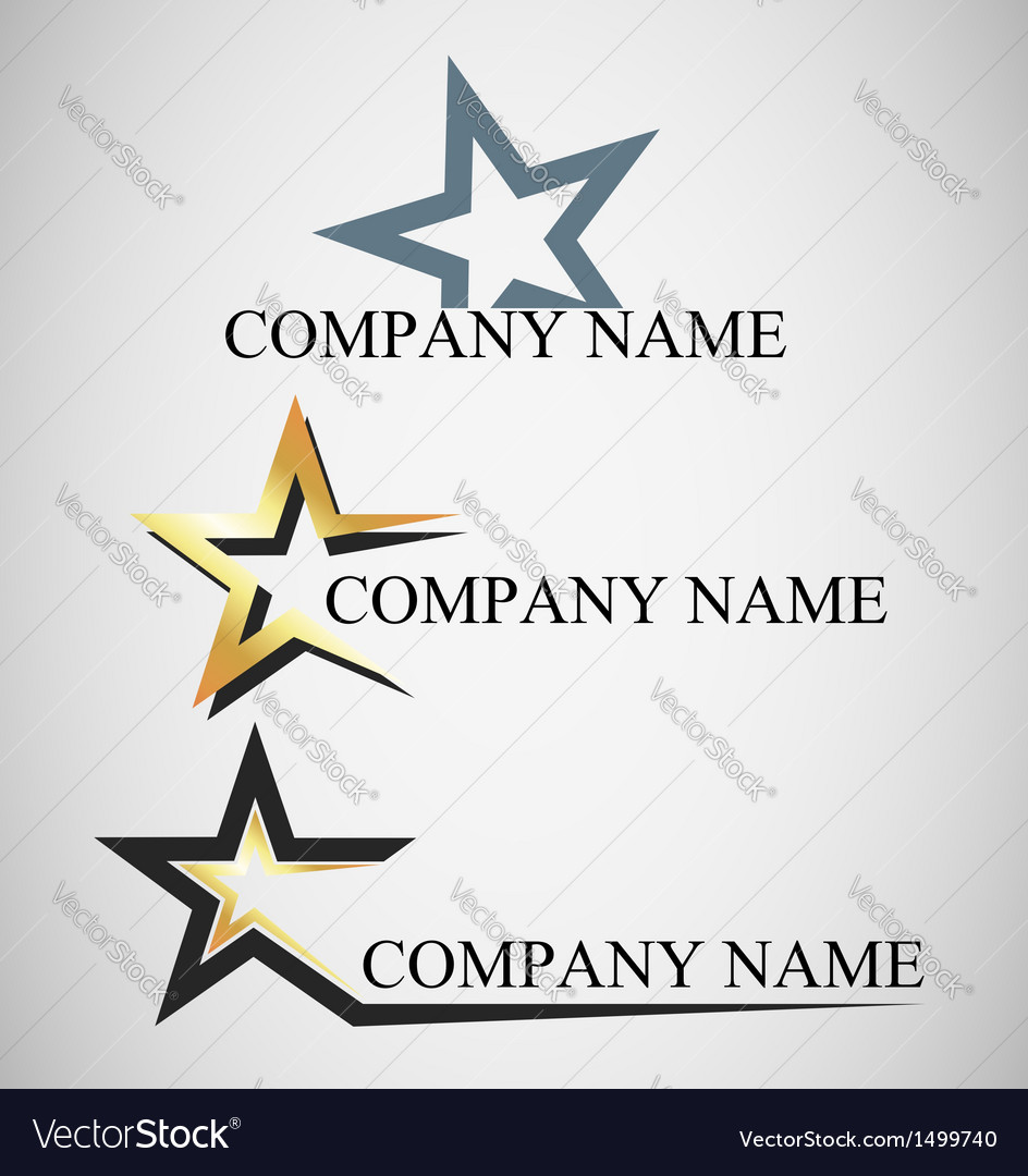 Emblem for the company Royalty Free Vector Image