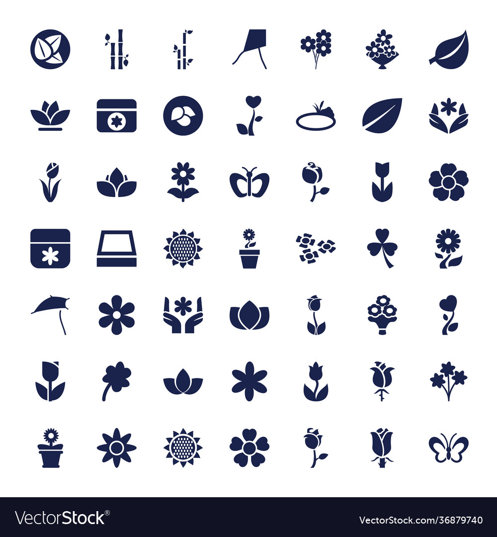 Floral icons