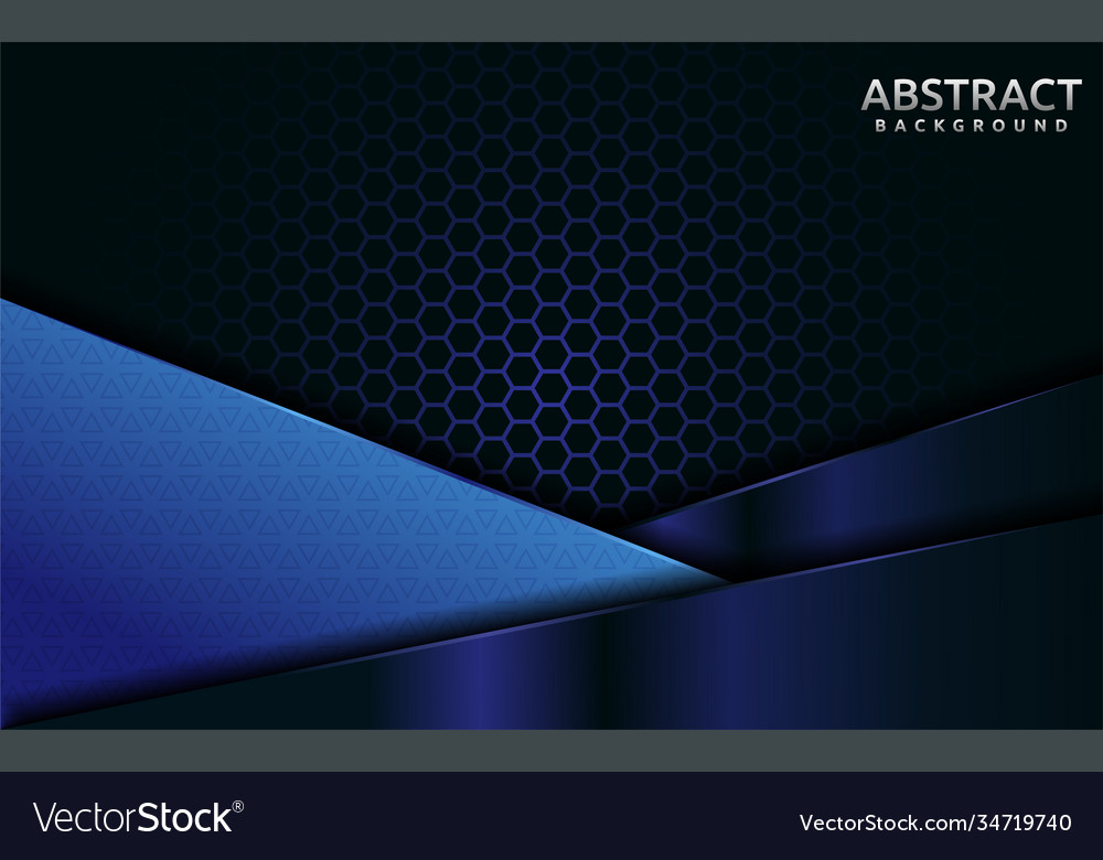 Modern dark blue with overlap layer texture