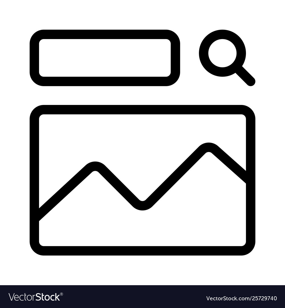 Online searching tool for stock images layout