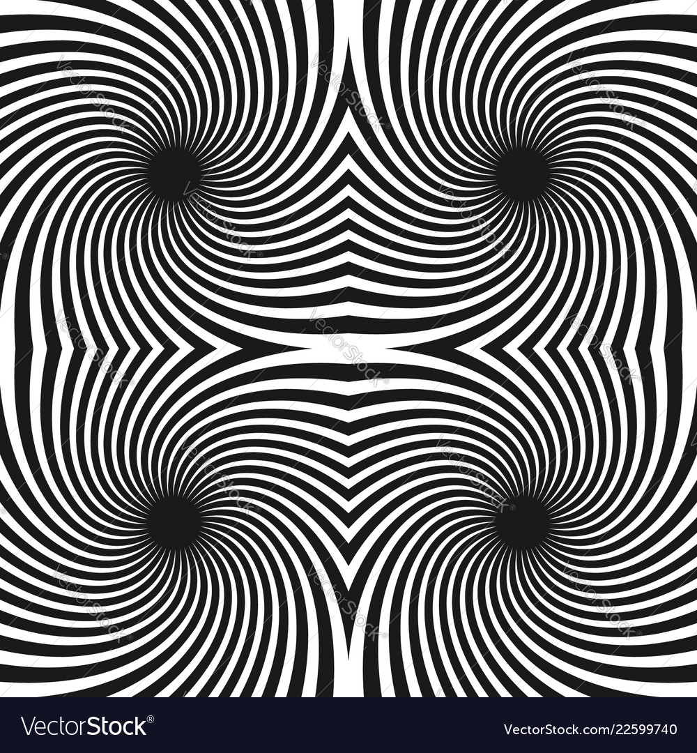 Seamless swirl pattern radiating lines vector image Seamless swirl pattern radiating lines