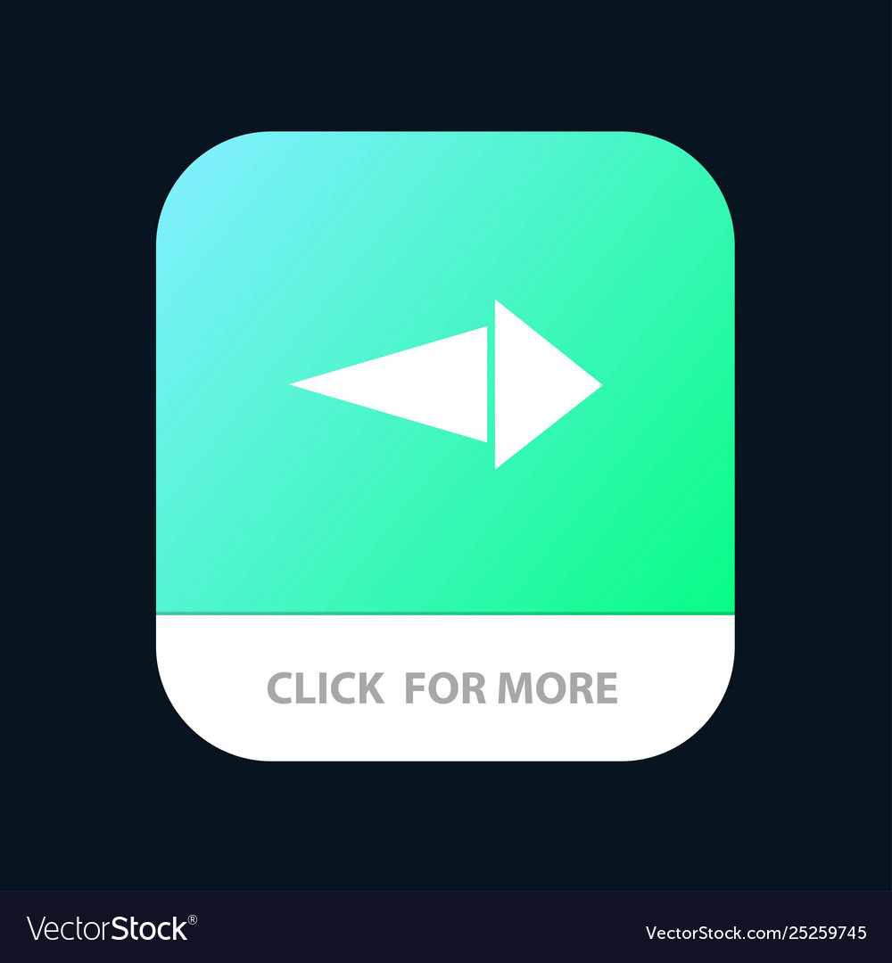 Arrow right next mobile app button android