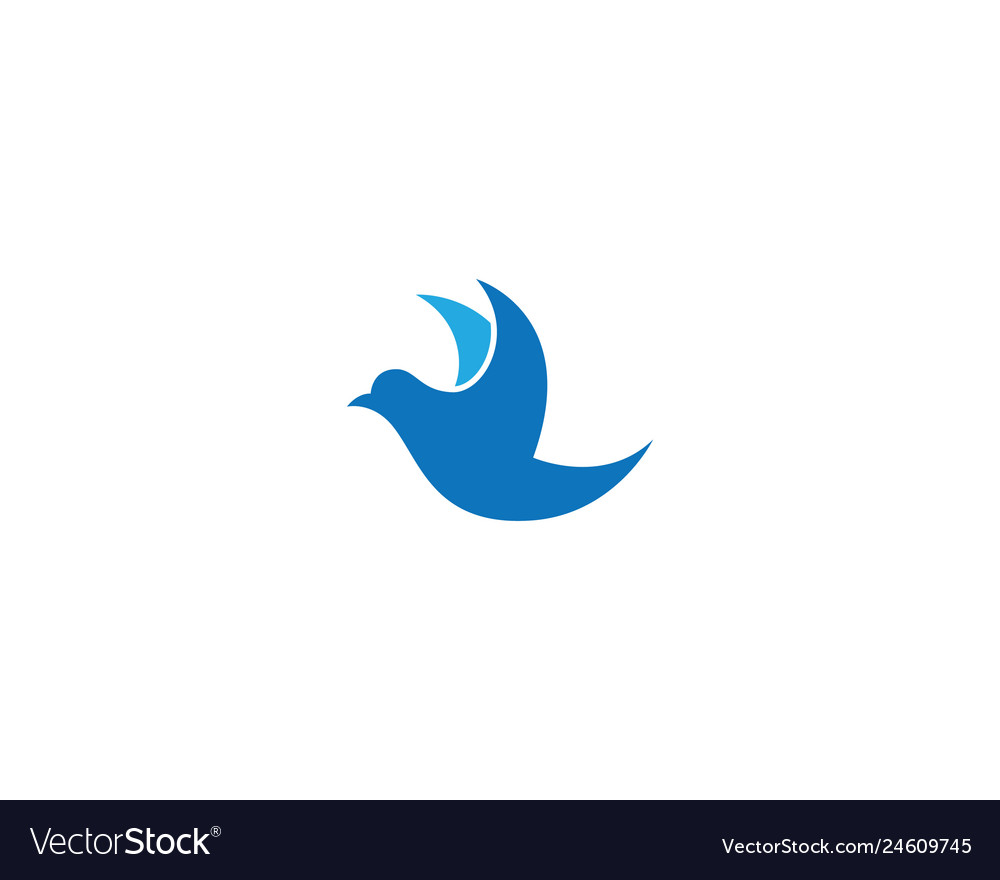 Bird symbol Royalty Free Vector Image - VectorStock