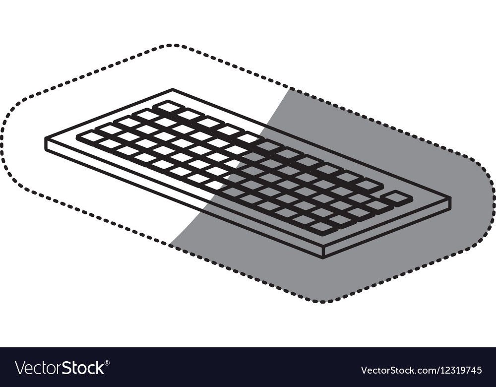 Isolated keyboard device design