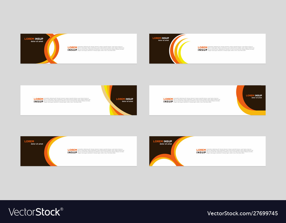 Modern banner web background abstract design Vector Image Modern banner web background abstract design